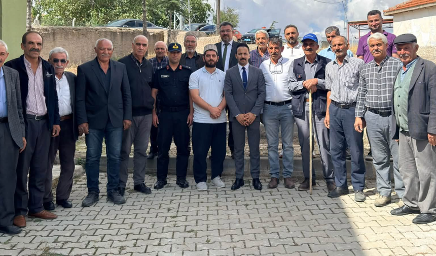Kaymakam Öğüt’ten Alan Köyü’ne Ziyaret