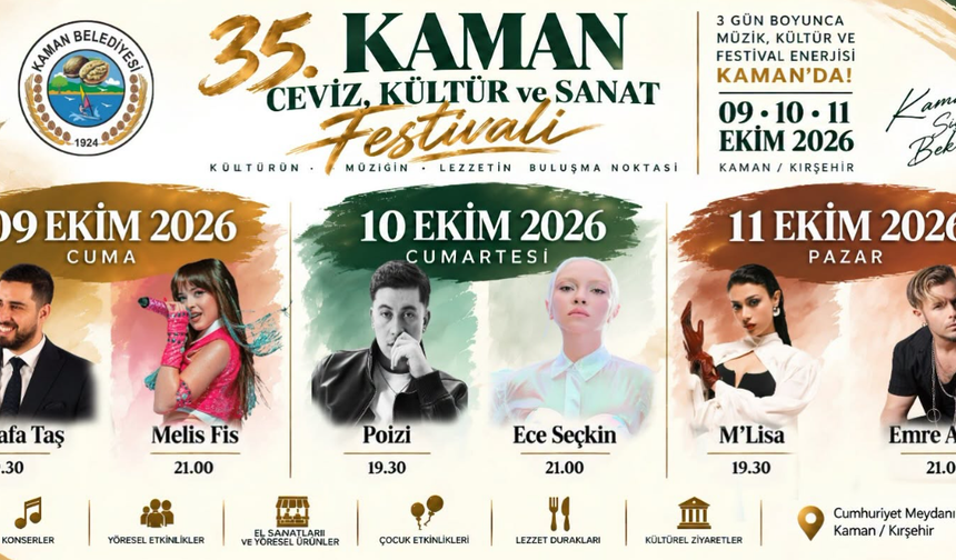 Kaman’da Festival Heyecanı Başlıyor