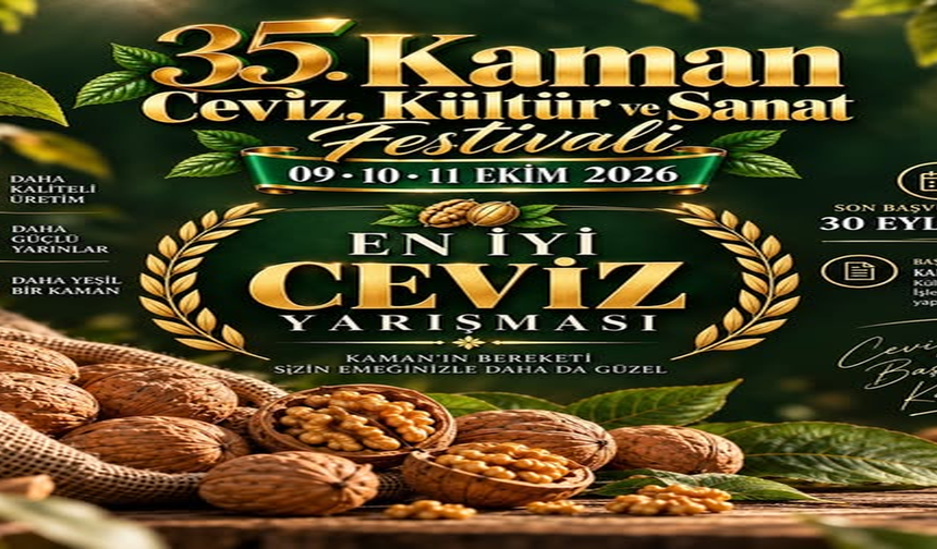 Kaman Ceviz Festivali’nde Yarışma Heyecanı