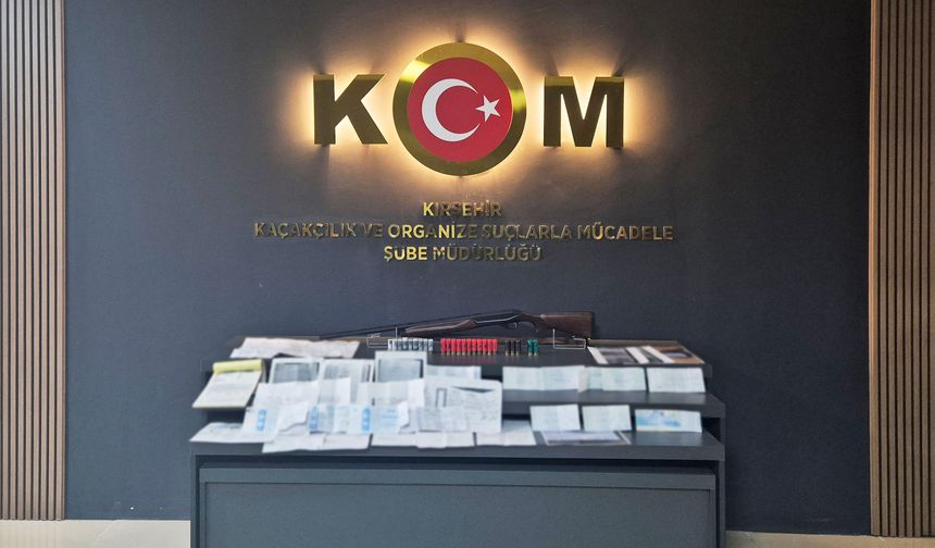 Kırşehir'de 9 adrese eş zamanlı tefecilik operasyonu düzenlendi
