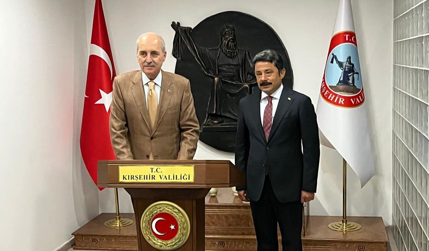 TBMM Başkanı Numan Kurtulmuş Kırşehir’e Geldi