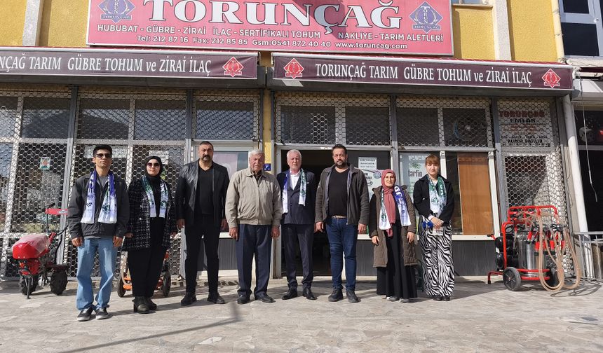 Sürmeli, Torun ailesiyle buluştu