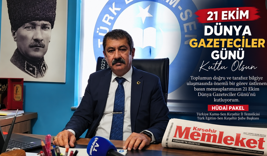 Pakel’den 21 Ekim Dünya Gazeteciler Günü mesajı