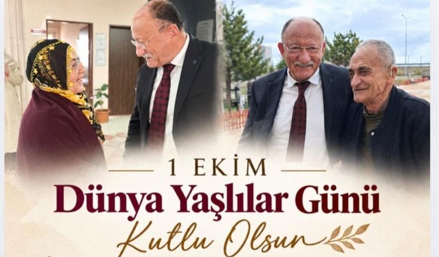 Başkan Ali Şahin’den Yaşlılar Günü Mesajı