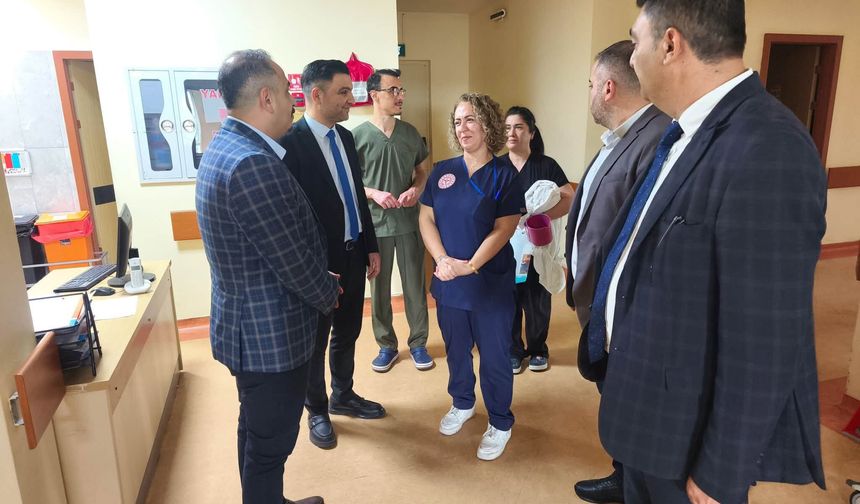 Başhekim Vekili Tekinsoy’dan Hastalara Ziyaret