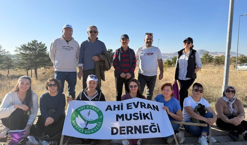 Ahi Evran Musiki Derneği Üyelerinden Doğa Etkinliği