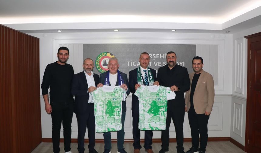 Kırşehirspor yönetiminden TSO’ya hayırlı olsun ziyareti