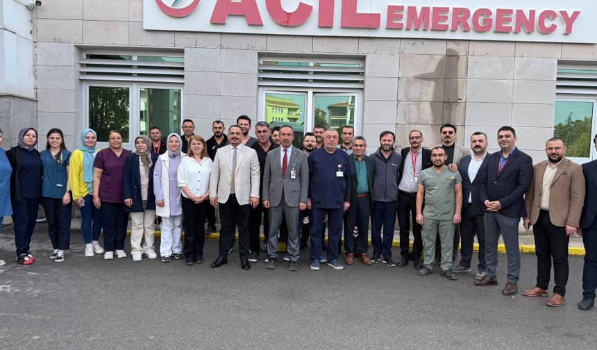Başhekim Vekili Tekinsoy’dan Acil Servise Teşekkür