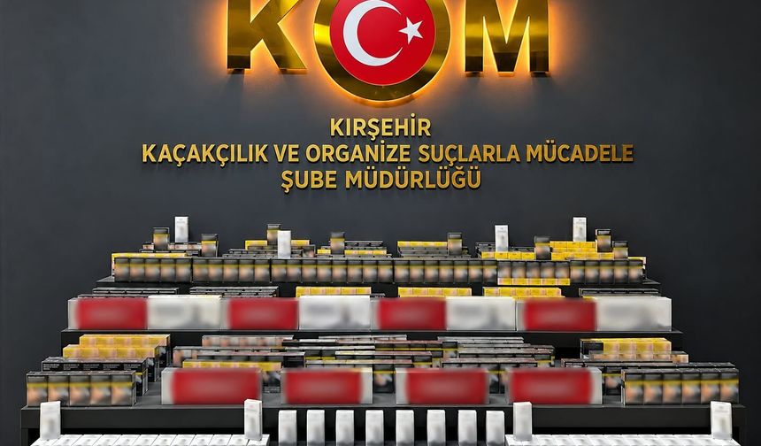 Kırşehir’de Kaçakçılık Operasyonu: 3 Şahsa Adli İşlem