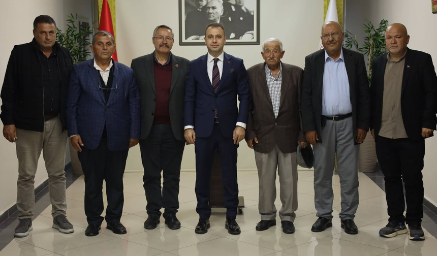 Köy Muhtarından Kaymakam Ergün’e Hayırlı Olsun Ziyareti