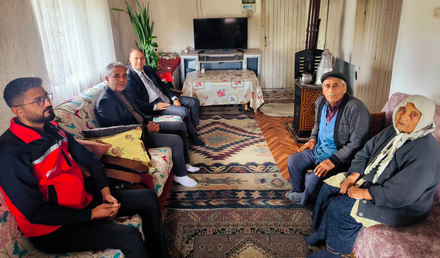 Kaymakam Ergün’den Ailelere Ziyaret