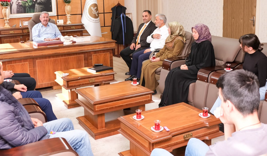 Ahi Evran Diyanet Gençlik Merkezi’nden Müftü Tekin’e Ziyaret