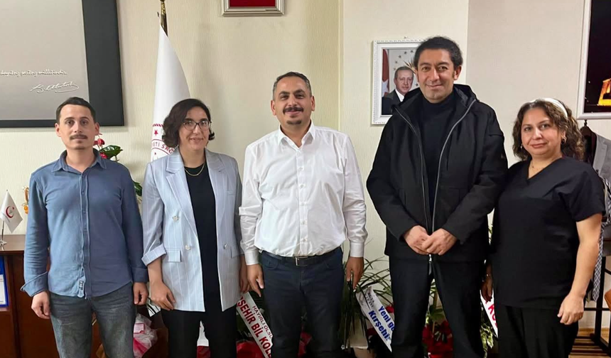 Genç Sağlık-Sen Kırşehir Şubesinden Başhekim Tekinsoy’a Ziyaret
