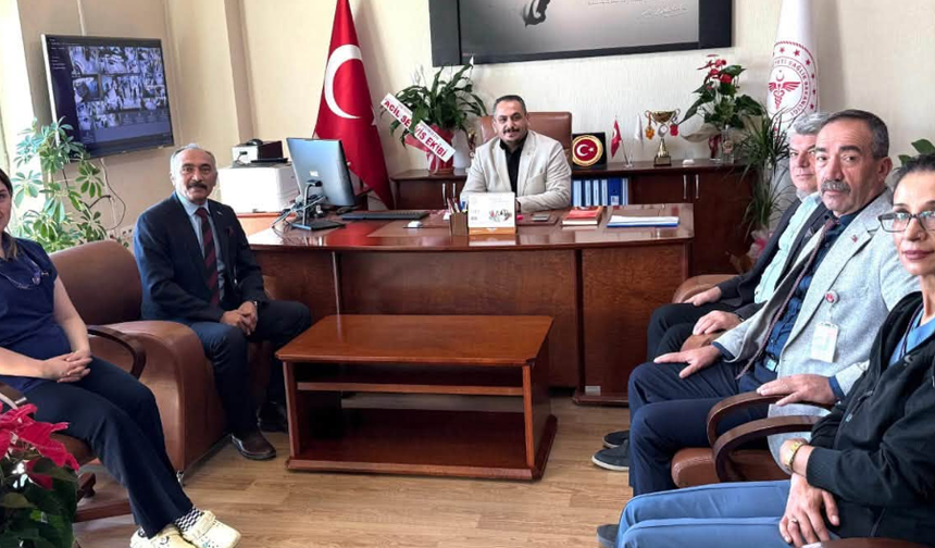 Türk Sağlık-Sen’den Başhekim Vekili Tekinsoy’a Ziyaret