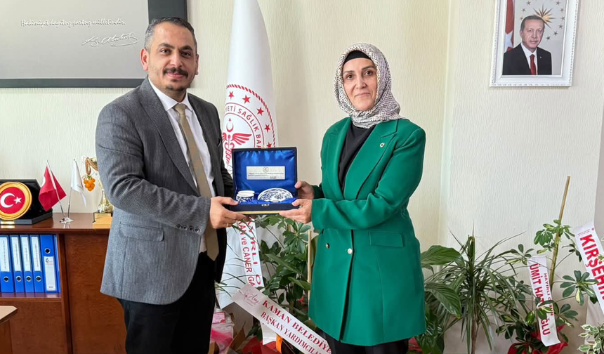 Öz Sağlık-İş Şube Başkanı Özer’den Başhekim Tekinsoy’a Ziyaret