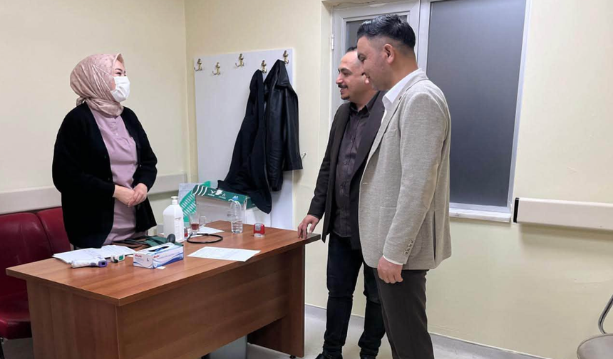 Başhekim Vekili Tekinsoy’dan Acil Servise Akşam Ziyareti