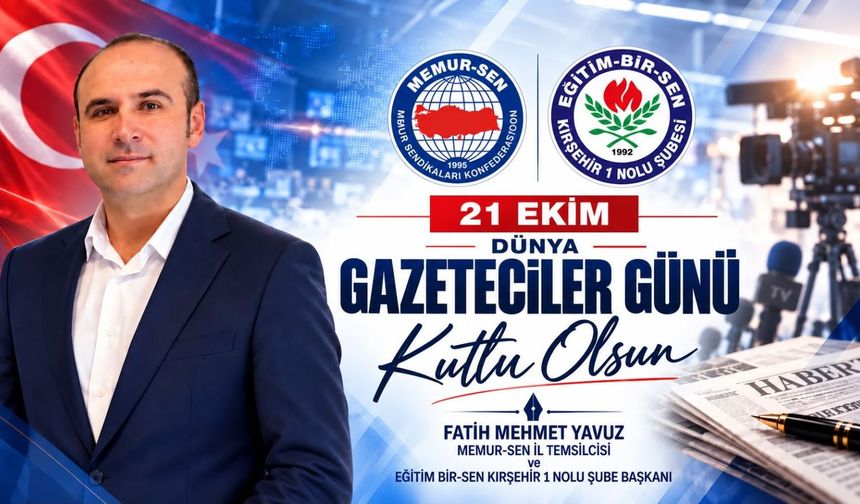Yavuz: Gazeteciler Toplumun Sesidir