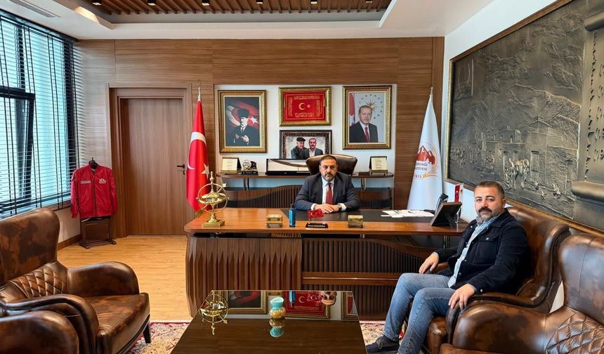 Zafer Satılmış’tan Başkan Hakanoğlu’na Ziyaret
