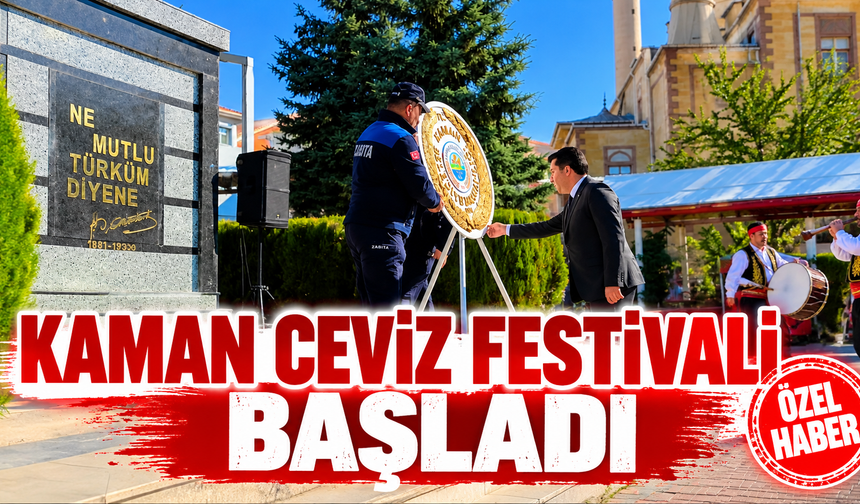 35. Kaman Ceviz Festivali Coşkuyla Başladı