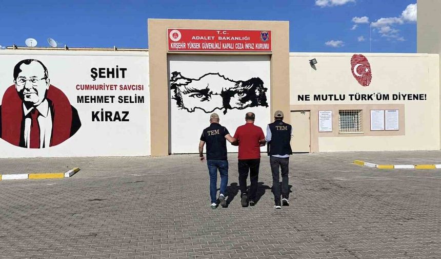 2019'dan beri aranan FETÖ şüphelisi M.Ç. Kırşehir'de yakalanıp tutuklandı