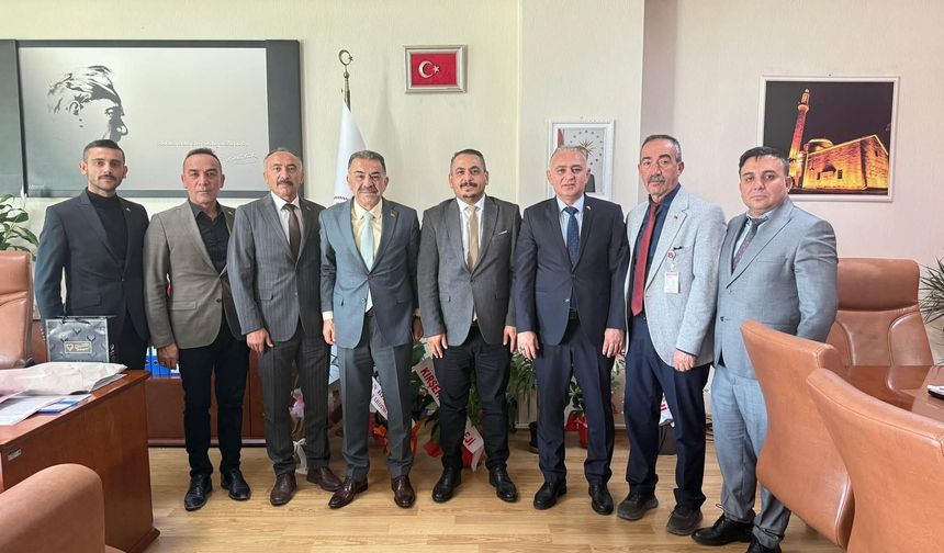 MHP’den Başhekim Tekinsoy’a ziyaret