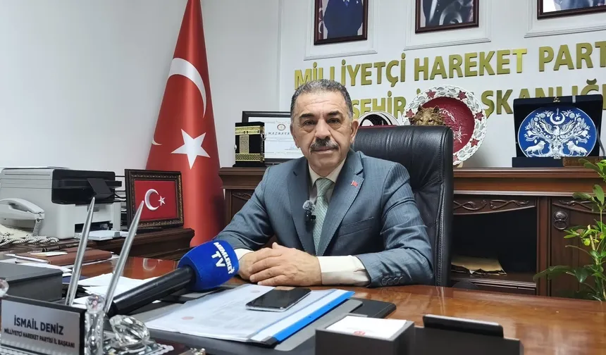 MHP Kırşehir İl Başkanı Deniz’den 29 Ekim mesajı