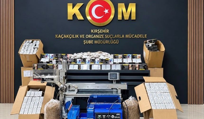 142 Bin 600 Makaron ve Makineler Yakalandı