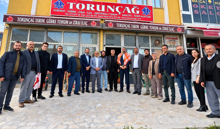 Sıdıklı Köyleri Derneği’nden Başkan Torun’a Destek Ziyareti