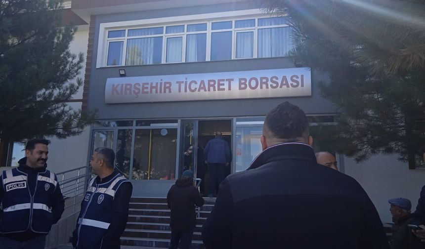 Kırşehir Ticaret Borsası’nda Seçim Heyecanı