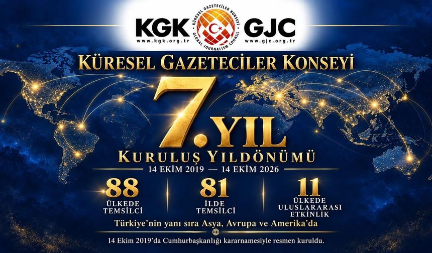 Küresel Gazeteciler Konseyi 7. Kuruluş Yıl Dönümünü Kutluyor