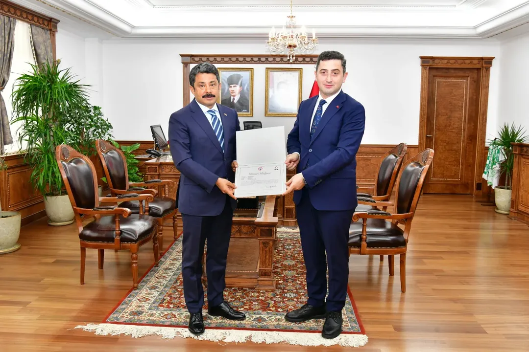 Tokat Başçiftlik Kaymakamlığına Atanan Çiçekdağı Kaymakamımız Murat Görmüş, Valimiz @Muratsefad