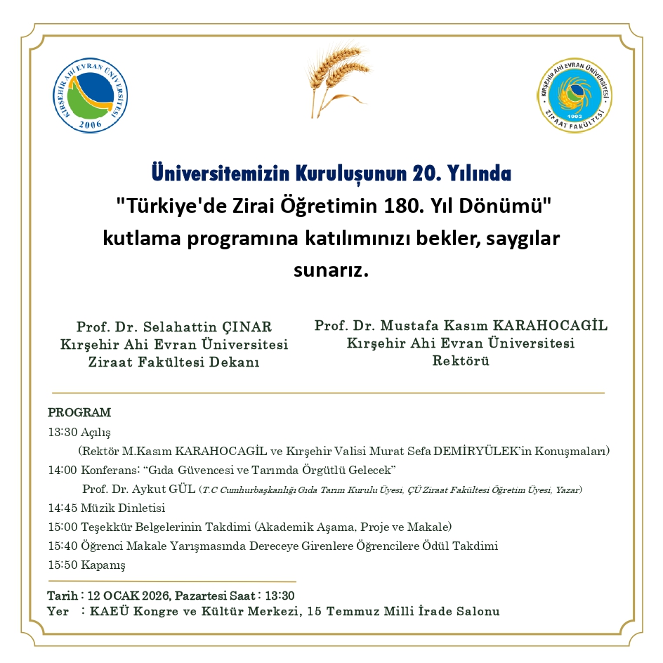 Zirai Öğretimin 180. Yıldönümü Davetiyesi Sç Page 0001