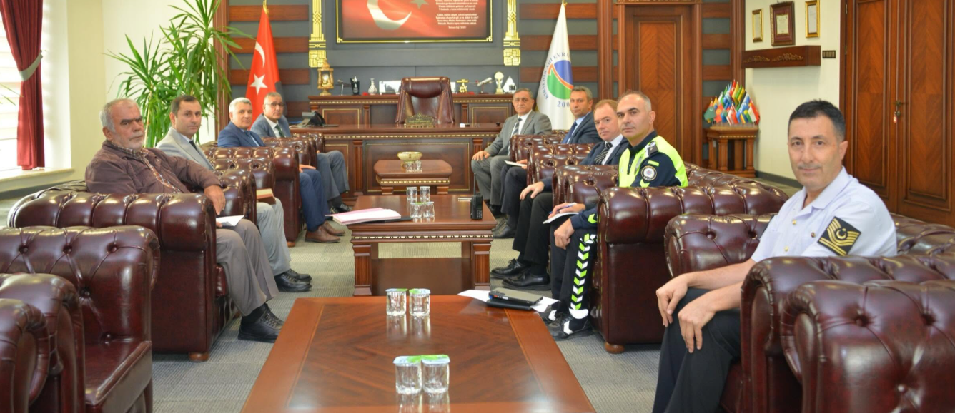 KIRŞEHİR’DE KPSS ÖNCESİ SINAV GÜVENLİĞİ TOPLANTISI