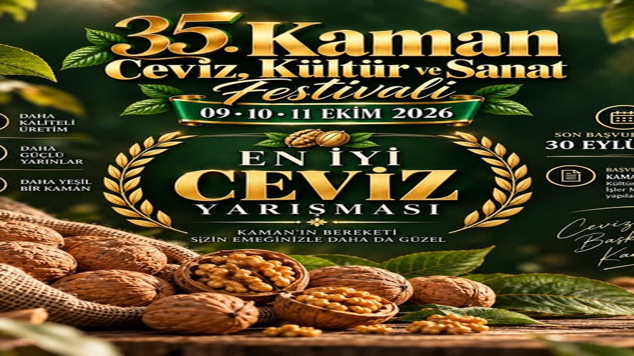 Kaman Ceviz Festivali’nde Yarışma Heyecanı
