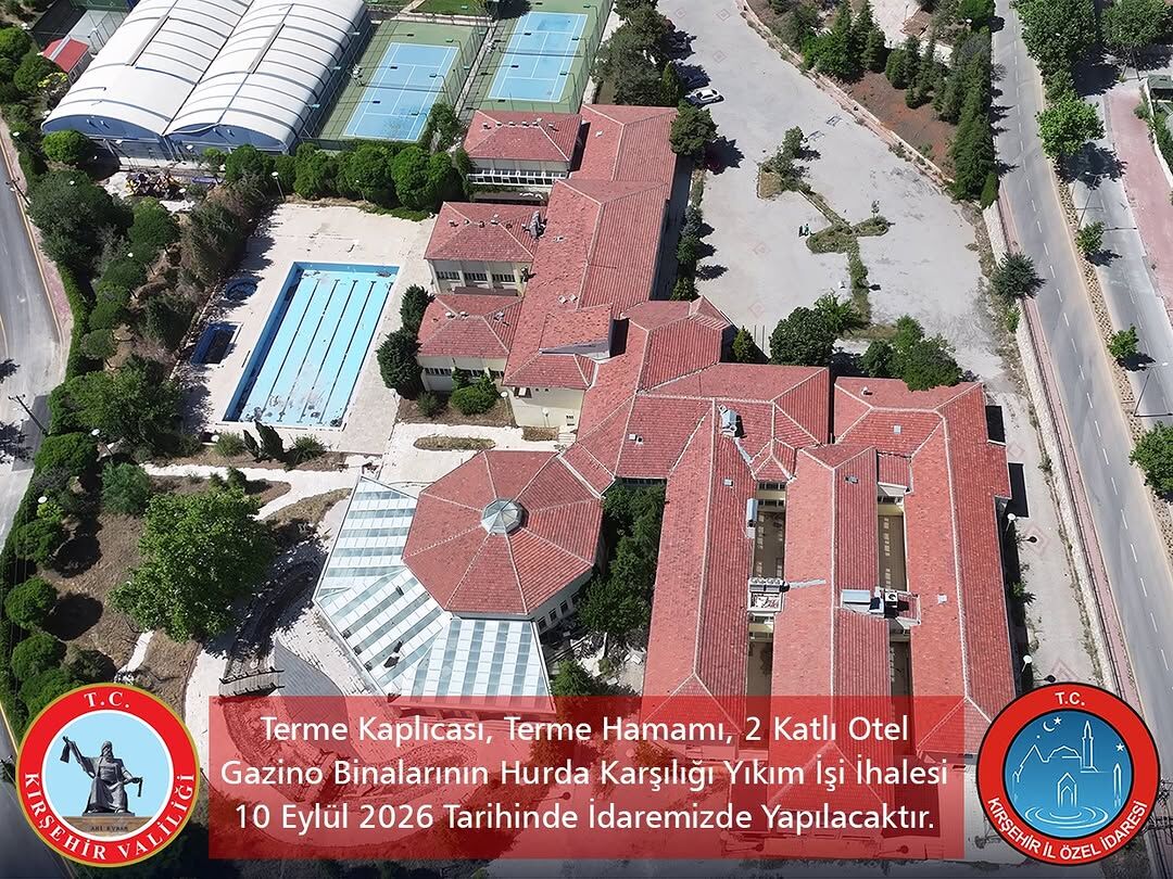 Terme Kaplıcası, Terme Hamamı, 2 Katlı Otel Gazino Binalarının Hurda Karşılığı Yıkım İşi İhalesi (1)