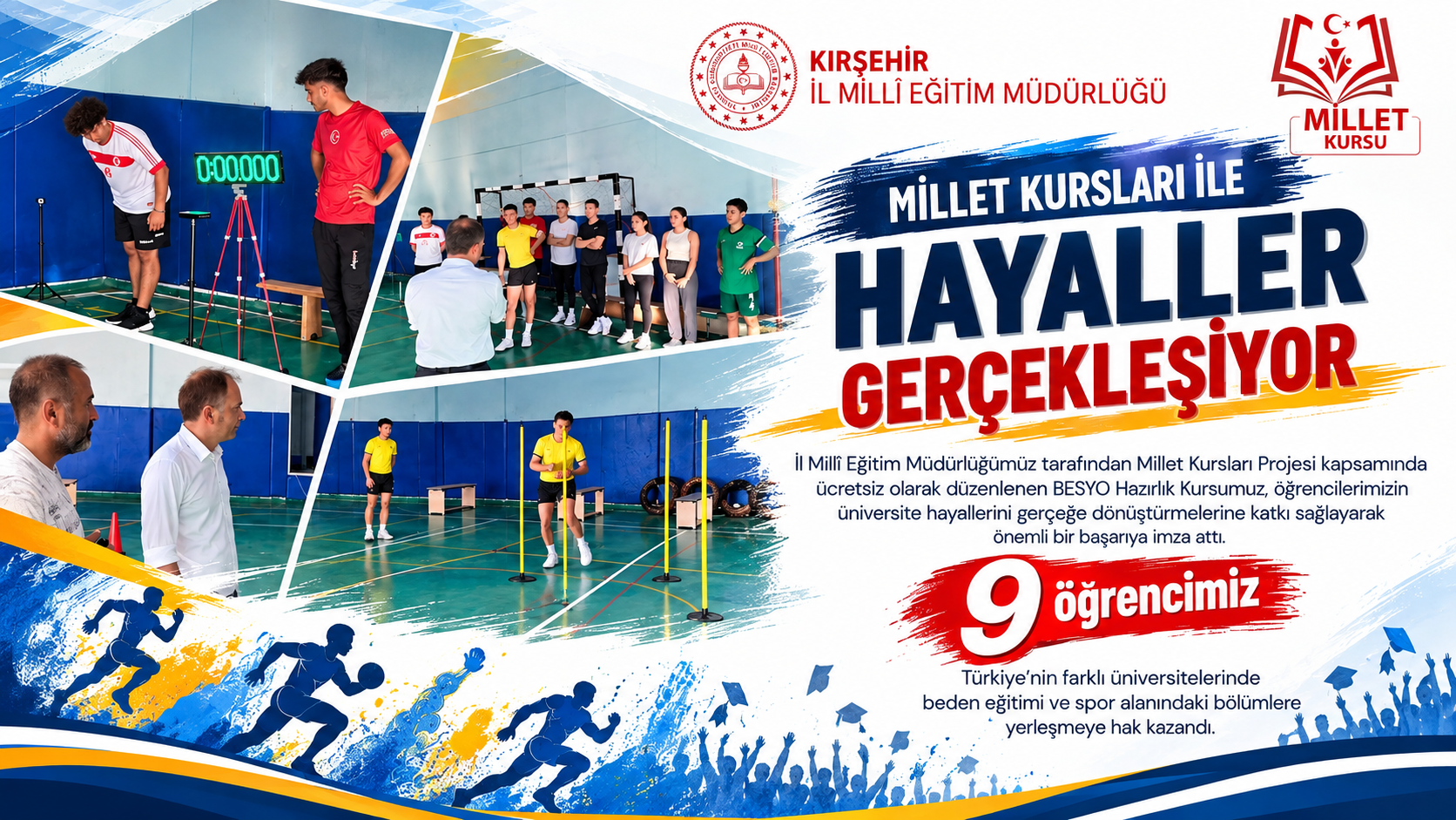 Kırşehir’de BESYO Hazırlık Kursundan Büyük Başarı