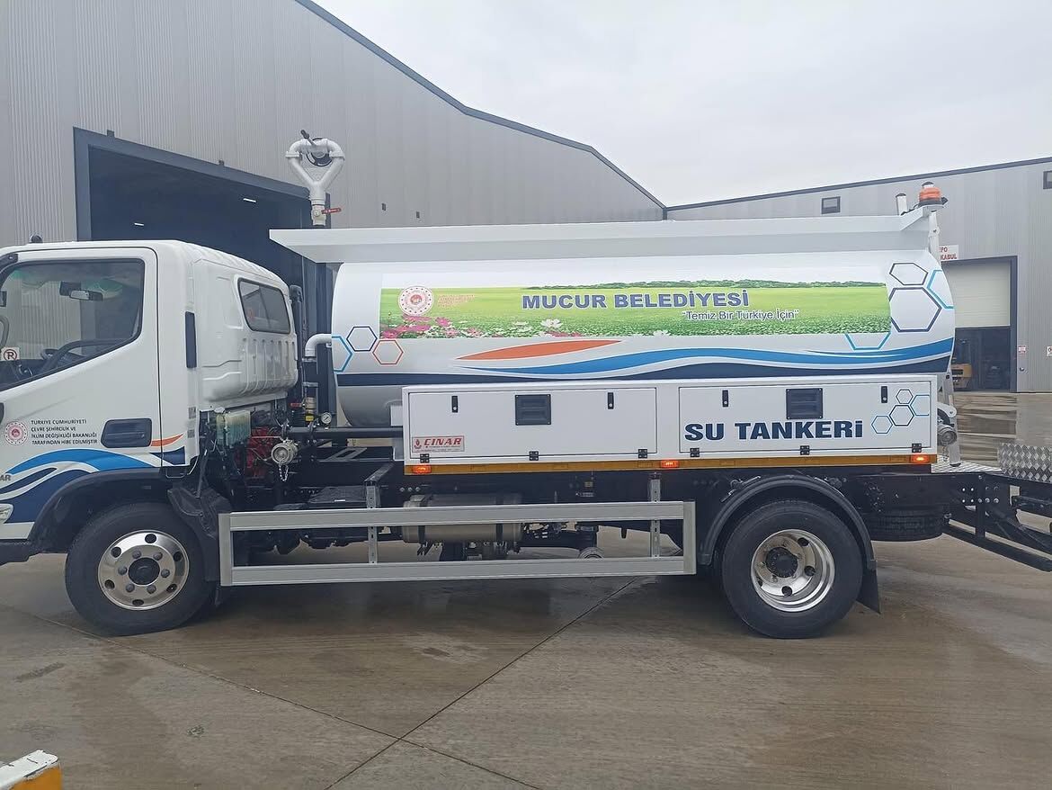Mucur Belediyemizin Araç Ve Ekipman Filosuna Yeni Bir Su Arazözü (Tanker) Kazandırıldı.çevre, Şe (2)