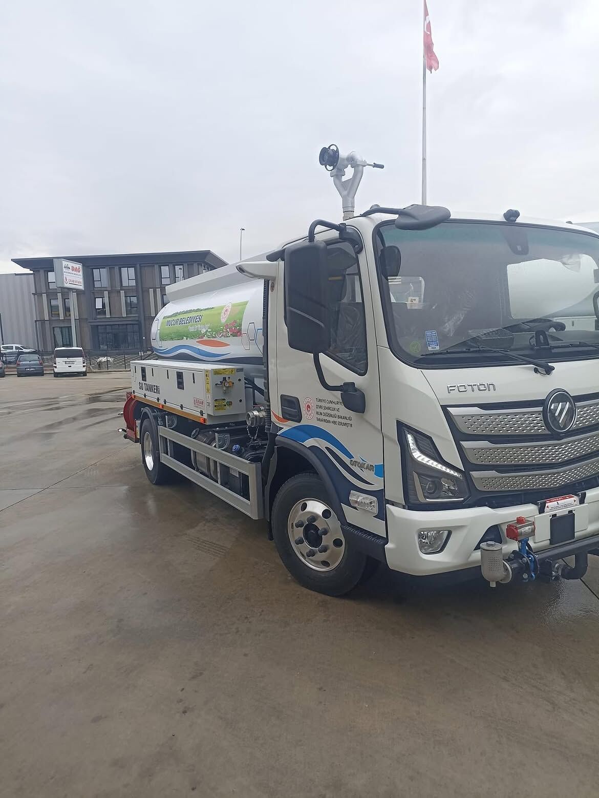 Mucur Belediyemizin Araç Ve Ekipman Filosuna Yeni Bir Su Arazözü (Tanker) Kazandırıldı.çevre, Şe (3)