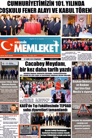 Kırşehir Memleket Gazetesi 31.10.2024