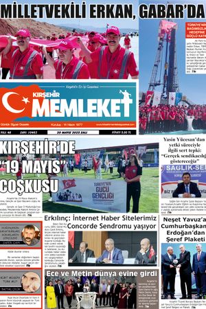 Kırşehir Memleket Gazetesi 20.05.2025