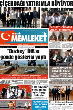 Kırşehir Memleket Gazetesi 02.06.2025