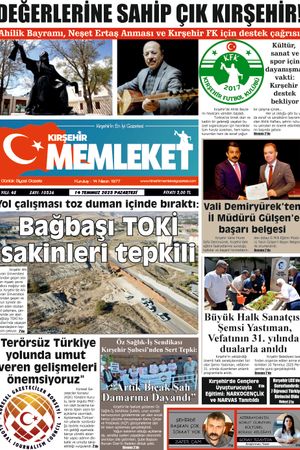 Kırşehir Memleket Gazetesi 14.07.2025