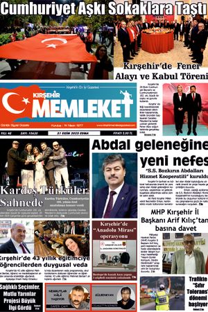 Kırşehir Memleket Gazetesi 31.10.2025