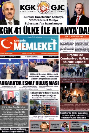 Kırşehir Memleket Gazetesi 04.11.2025