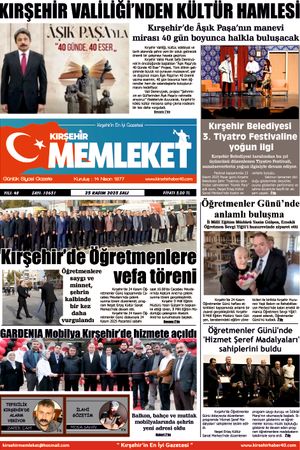 Kırşehir Memleket Gazetesi 25.11.2025