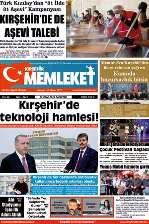 Kırşehir Memleket Gazetesi 19.01.2026