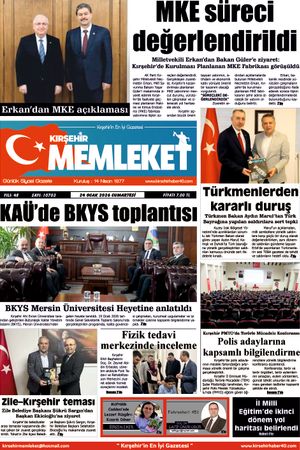 Kırşehir Memleket Gazetesi 24.01.2026