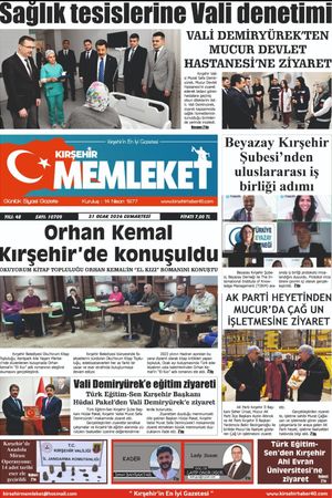 Kırşehir Memleket Gazetesi 31.01.2026