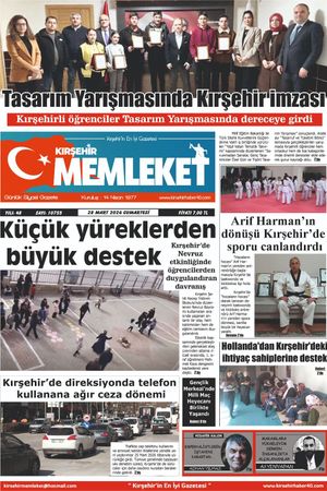 Kırşehir Memleket Gazetesi 28.03.2026