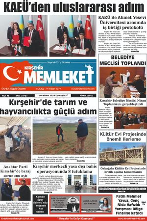 Kırşehir Memleket Gazetesi 06.04.2026